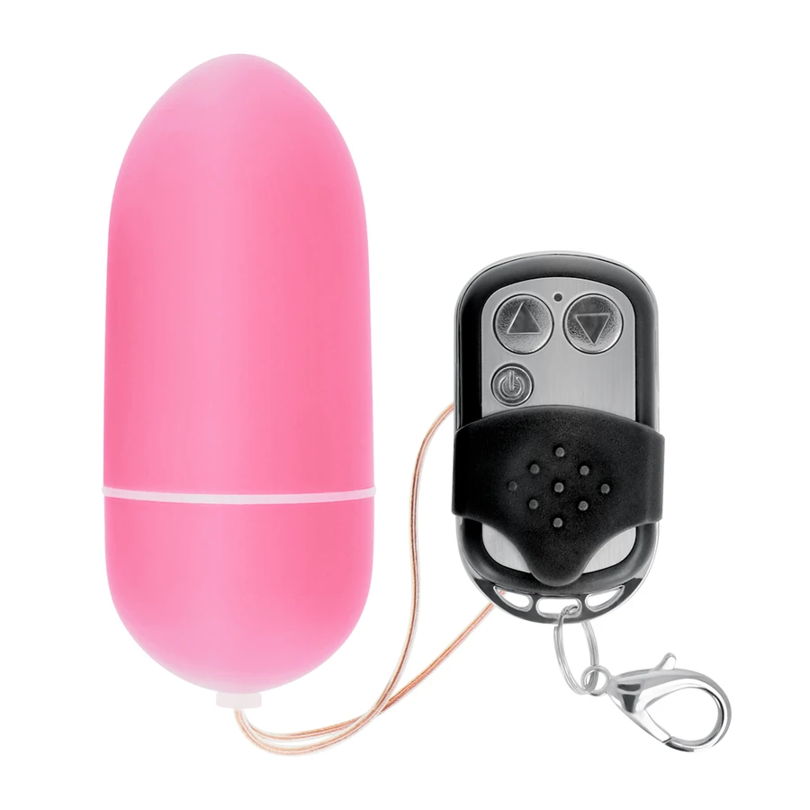 ONLINE - OVO VIBRANTE COM CONTROLE REMOTO L ROSA